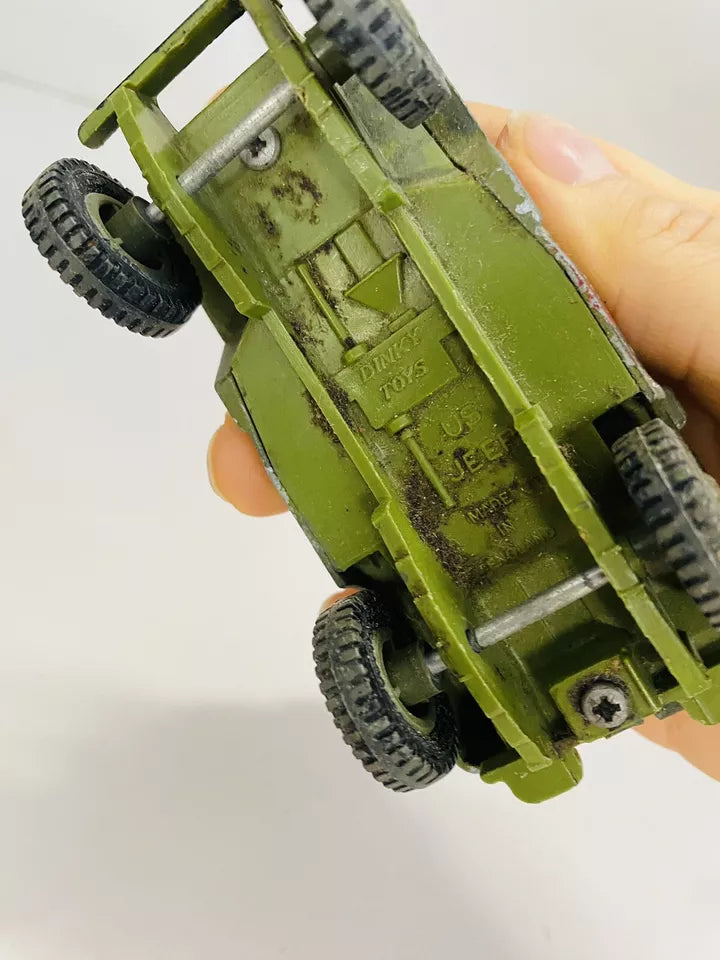 Bundle of 6 Dinky Toys Military Metal Vehicles Tanks Cars FARA Charity Shops