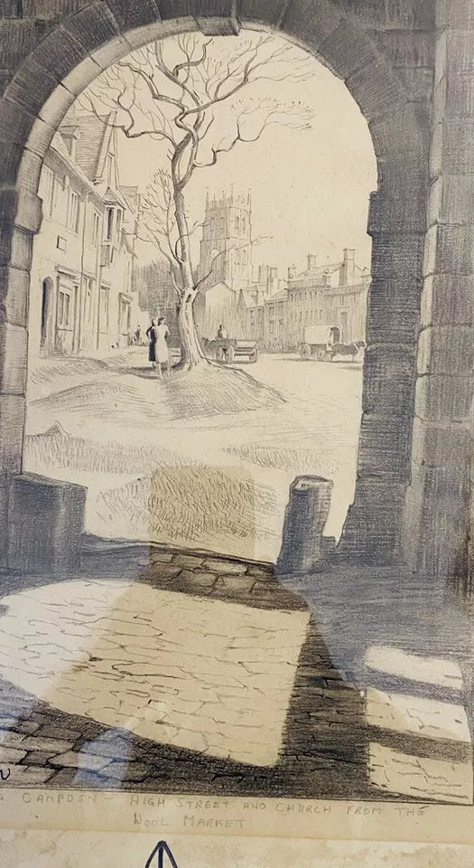 albert-charles-brown-chopping-campden-high-street-and-church-from-wes